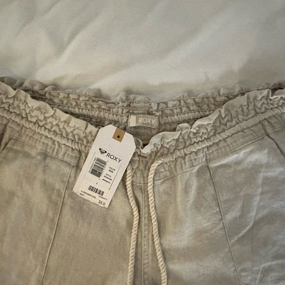 Roxy linen pants size large